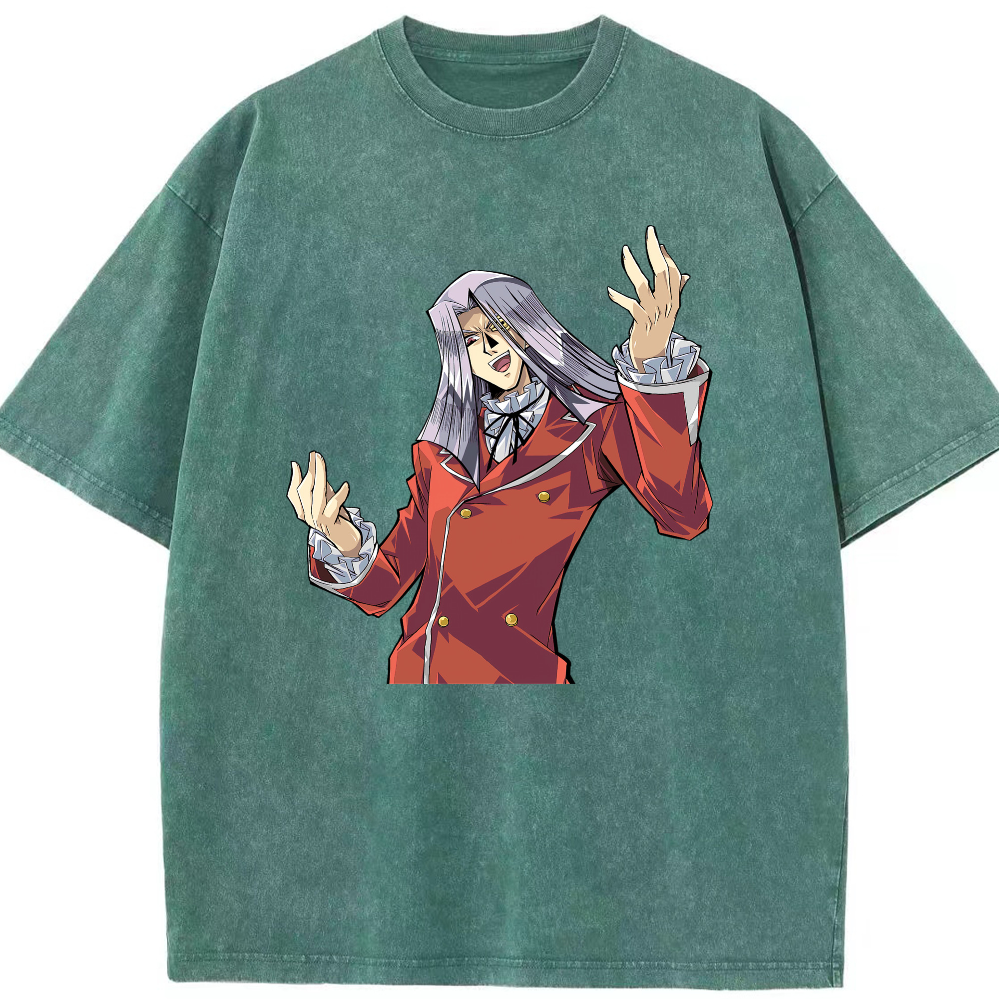 （画像用） 遊☆戯☆王 Yu-Gi-Oh! 綿100% ヴィンテージ風 半袖Tシャツ（フロントプリント）